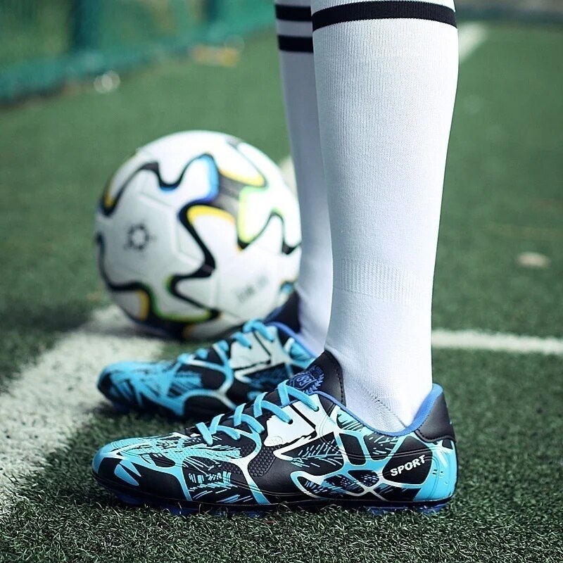 Kid's Football Boots AF/FG Soccer Cleats High Quality Breathable Training Grass Sneaker