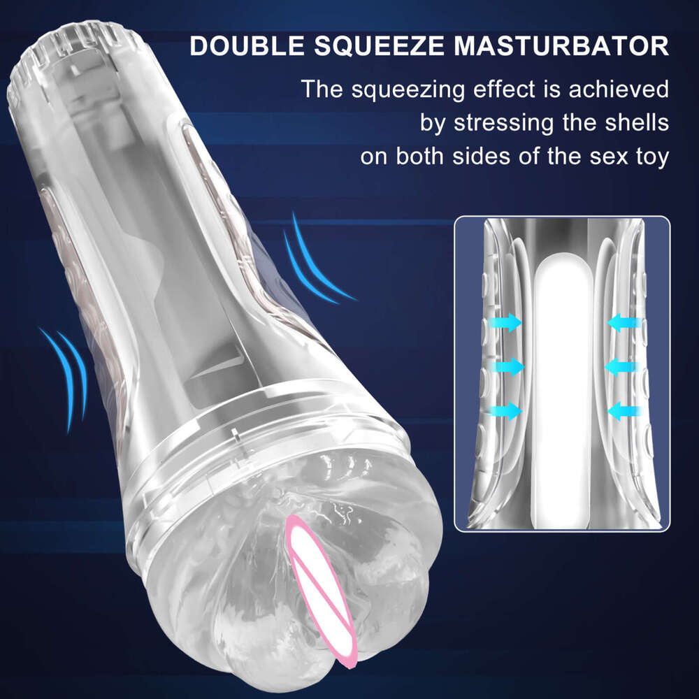 LENDGOGO Pocket Pussy - Eira Sex Product for men male transparent masturbator sex Extrusion Masturbator 3D wholesale supplier