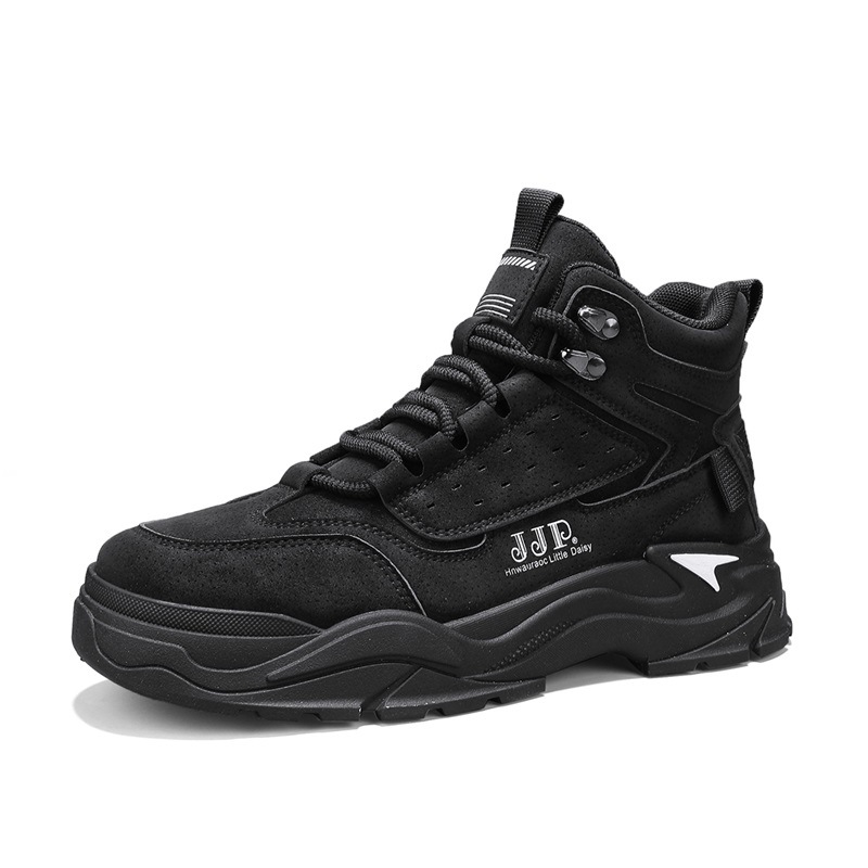 New autumn workwear boots Men's retro British outdoor sports shoes Thick soled and durable hiking shoes