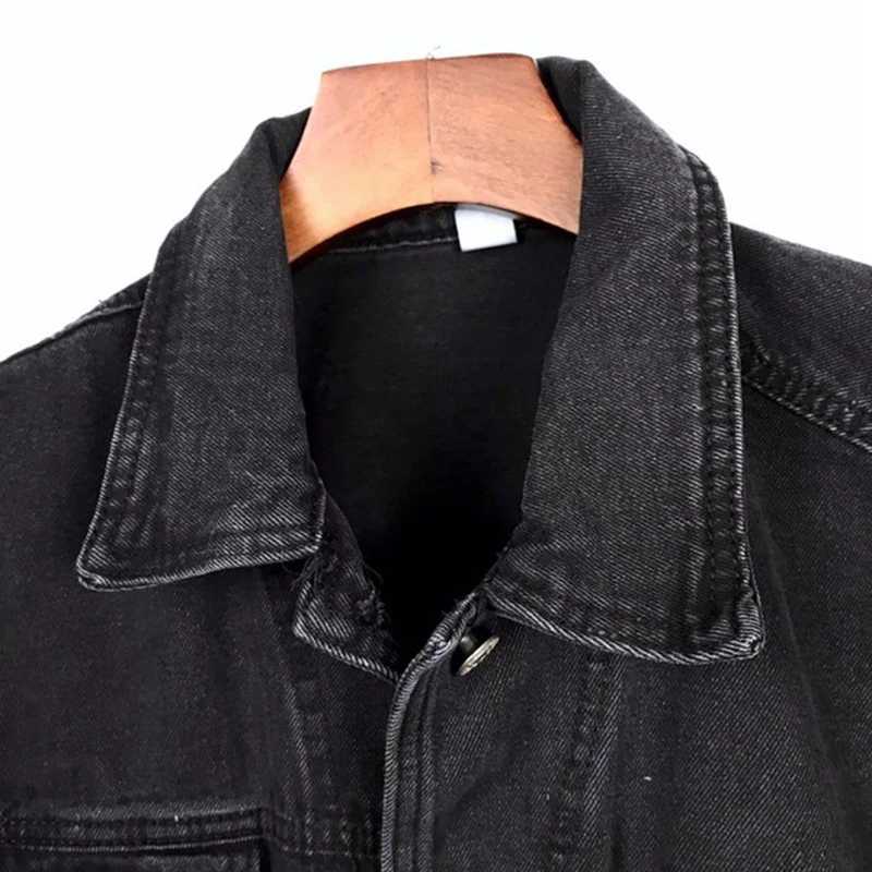 Boyfriend Jean Jacket Women Denim Jacket Winter Jeans Coat Casual Harajuku Streetwear Female Vintage Black Bomber Jacket outwearX240920