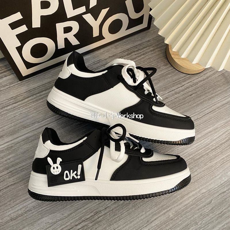 Women Sneakers Platform Running New Sports Casual Mixed Color Funny Patch Shoes Vulcanized 2023 Comfortable Female Footwear 46e7