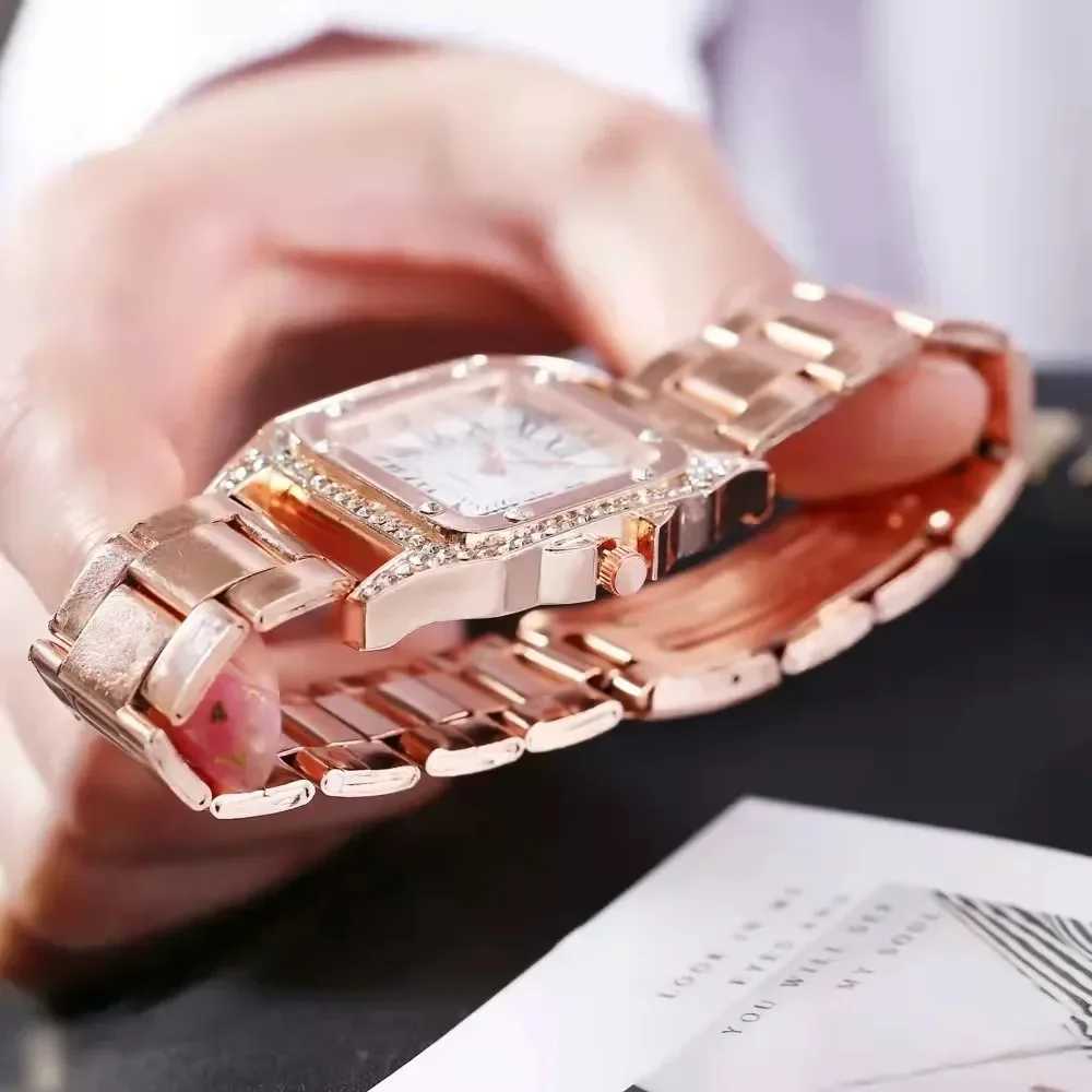 Square Womens Watches Business Quartz Wristwatches Reloj Para Mujer Ladies Casual Watches Student Ladies Clock Relgio FemininoX240920