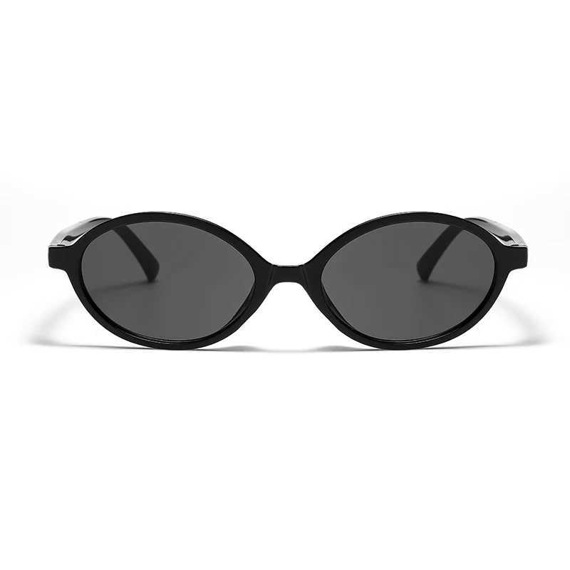 Vintage Oval Frame Sunglasses Fashion Retro Sun Glasses Brand Design UV400 Shades Eyewear Women Goggles FemaleX240920