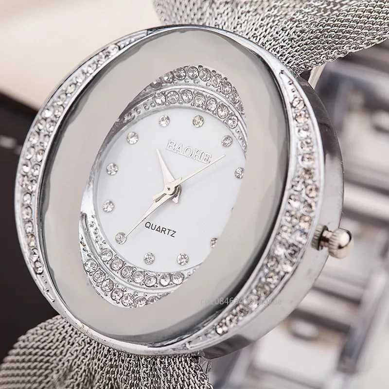 Luxury Ladies Watch Female Fashion Quartz Wristwatches Woman Gold Rhinestone Watches Casual Analog Bracelet Watch Montre FemmeX240920