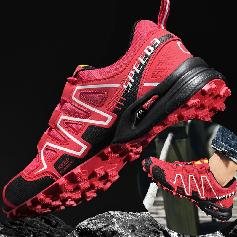 mens hiking shoes Breathable oversized outdoor sports and leisure shoes Anti slip plastic creek shoes cCasual cycling sh 240918