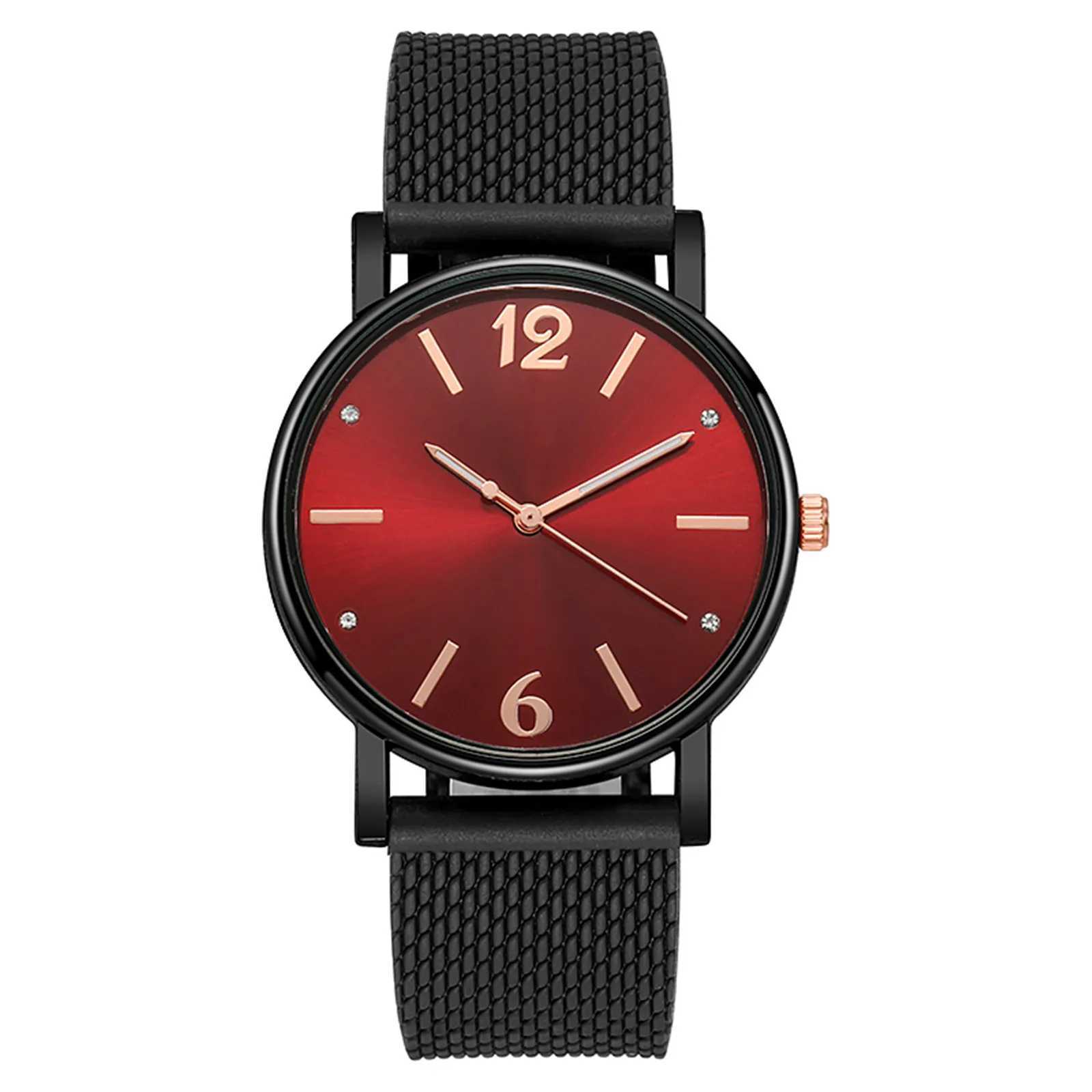 WomenS Diamond Mesh Strap Quartz Watch Simple Design Fashion Classic Round Dial Watches Breathable Strap Watch Reloj Para MujerX240920
