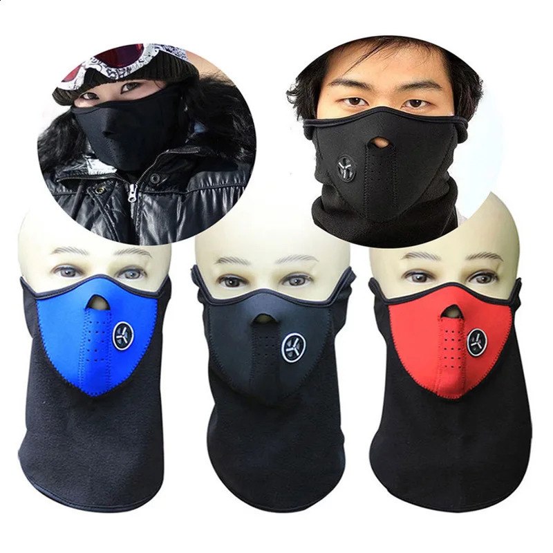 Outdoor Mask Half Covered Neck Warm Ski Snowboard Bike Motorcycle Hiking Lightweight Soft Flexible Helmets 240910