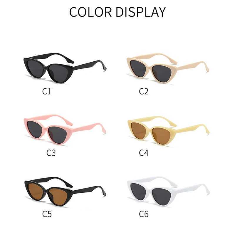 2024 Vintage Cat Eye Women Sunglasses Vintage Small Frame Sun Glasses For Men Luxury Brand Design Outdoor Eyewear UV400X240920