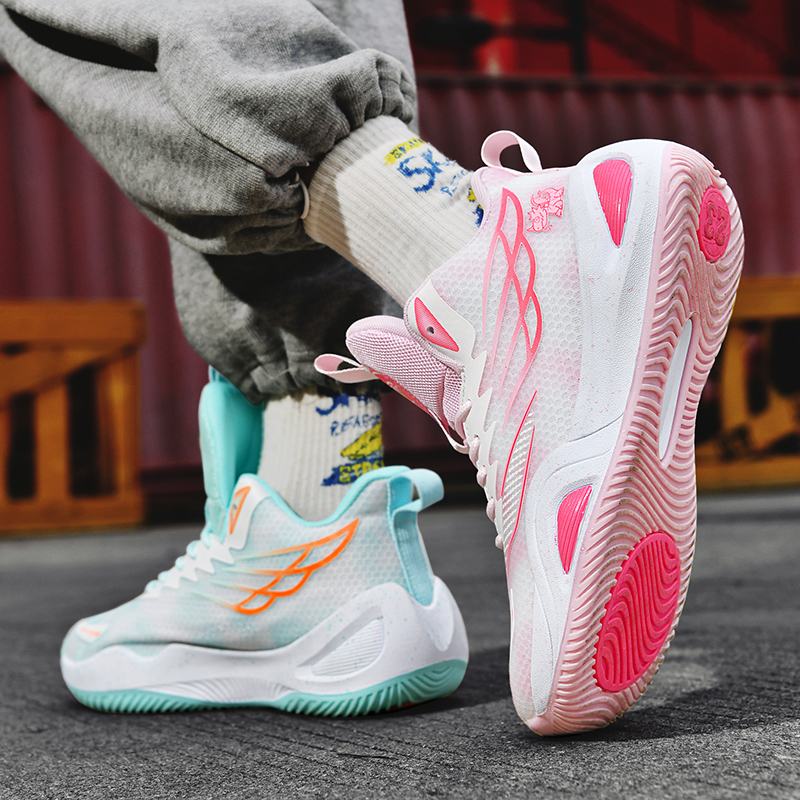 top High basketball male new youth shock-absorbing professional actual New combat sneakers students non-slip sports shoes