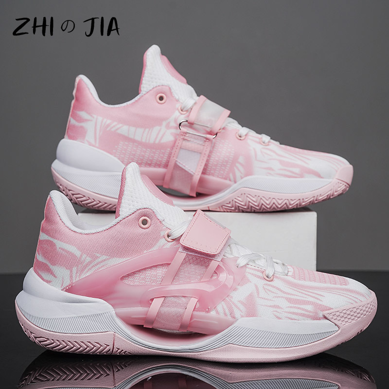 High Quality Glow Basketball Shoes Youth Adult Fashion Trend Sneaker Couple Mesh Breathable Anti Slip Durable Footwear 36-45