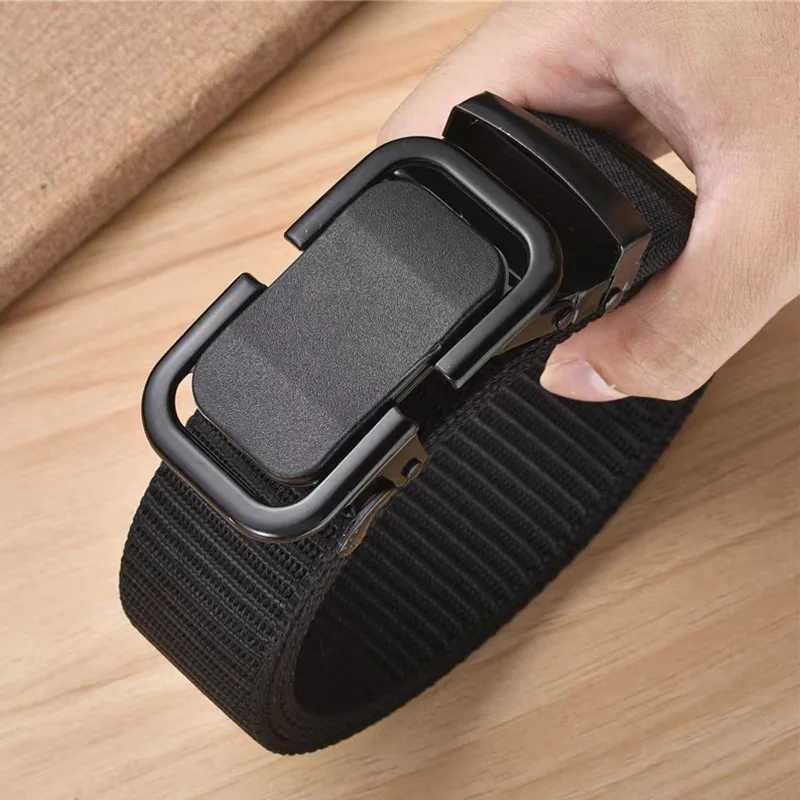 DINISITON Mens Nylon Braided Tactical Strap Canvas Strap Automatic Buckle Fashion Training Strap W240920
