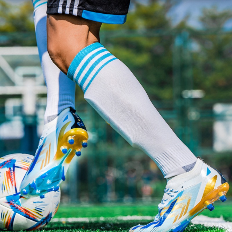 Men's Soccer Boots TF/FG Cleats Indoor Turf Lowtop Football Cleats Outdoor Youth Soccer Sneaker for Training Athletic