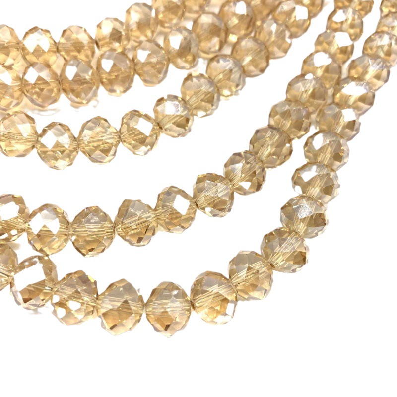 17 Colors 100g/lot 3 4 6 8mm Rondell Austria Faceted Crystal Beads Round Glass Beads Loose Spacer Beads for Jewelry Making DIY