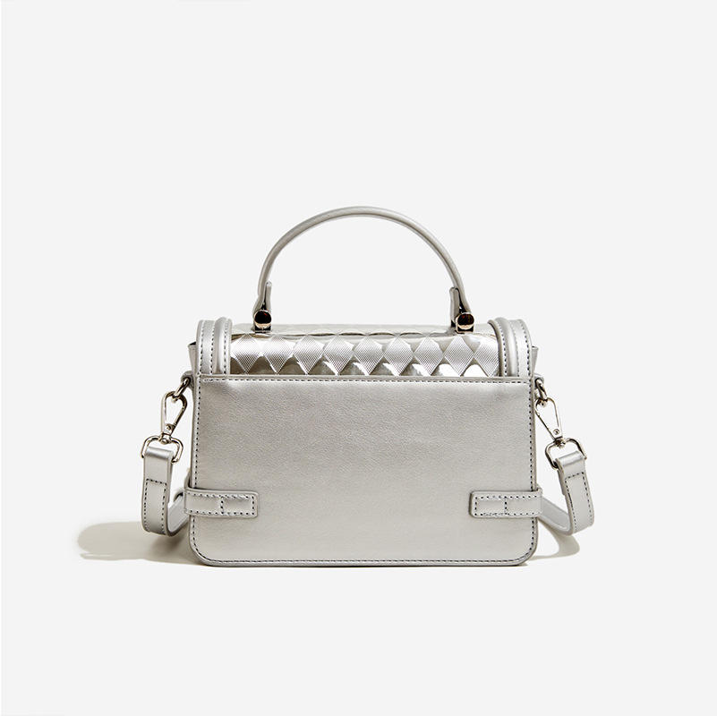 Ladies' small fragrant silver high-end crossbody bag handbag
