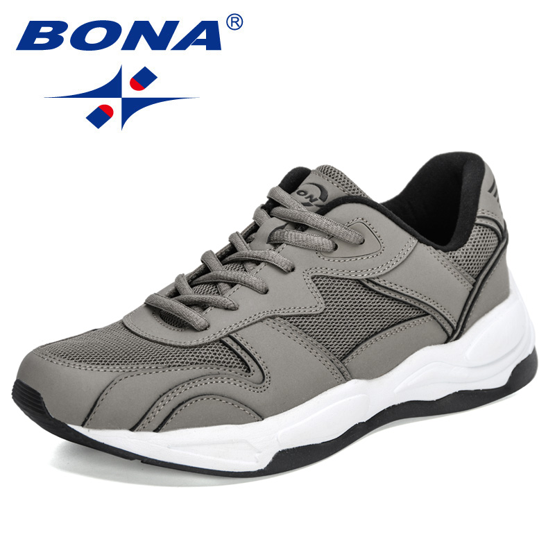2022 BONA New Designers New Trendy Running Fashion Outdoor Sports Athletic Men Walking Shoes Light Sneakers Man Footwear a834