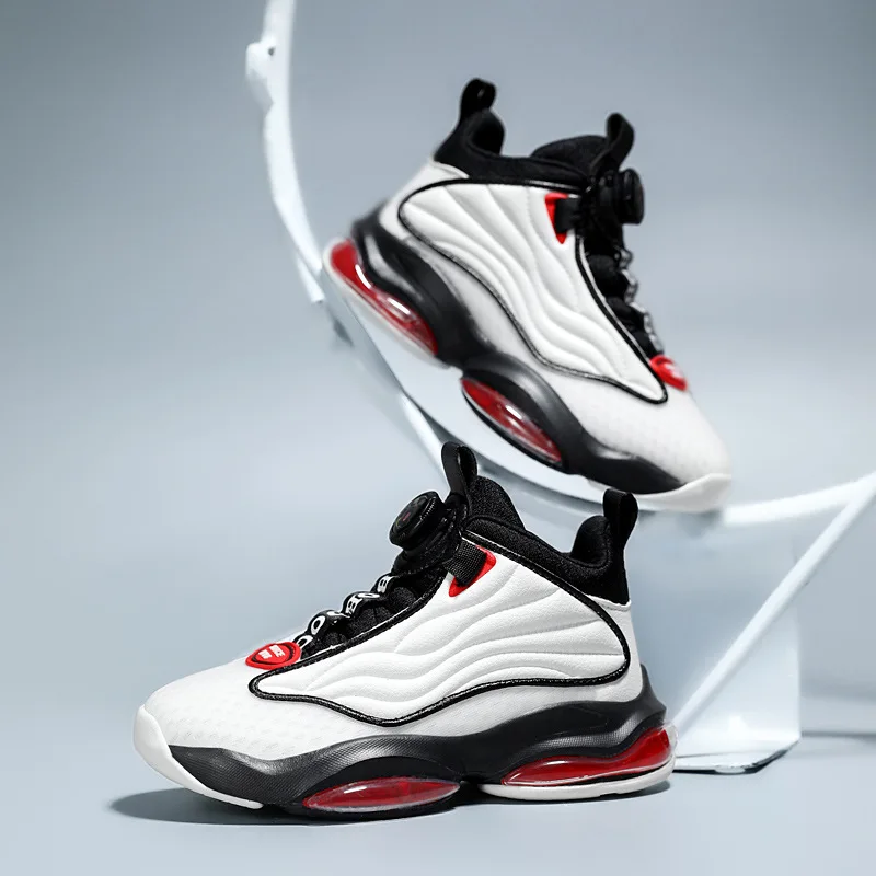 Vanmie 2024 Basketball Shoes Fashion Sneakers for Kids Boys Basket Shoes Comfort Sport Sneakers Children's Training Sneakers