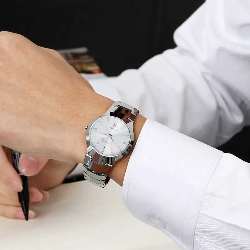 YIKAZE Luxury Womens Watches Elegant Calendar Women Quartz Watch Stainless Steel Ladies Wristwatch Waterproof Bracelet ClockX240920
