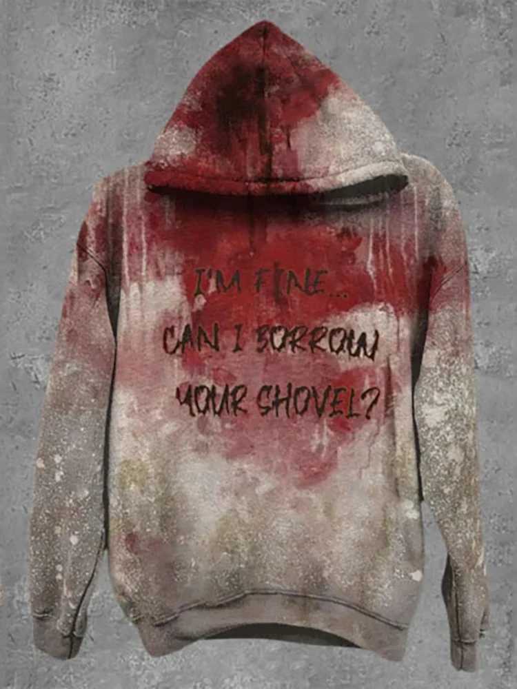 2024 New Bloody Letter Printed Mens Hoodie Funny Halloween Sweatshirt Mens Hoodie Casual Halloween Hoodie Sweatshirt Y240920
