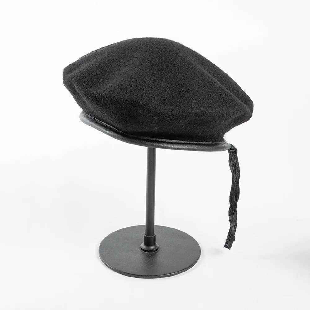 Military Hats Unisex Solid Color Beret Men Women Painters Hats Autumn Winter Warm Berets Flat Caps Military BeretX240919