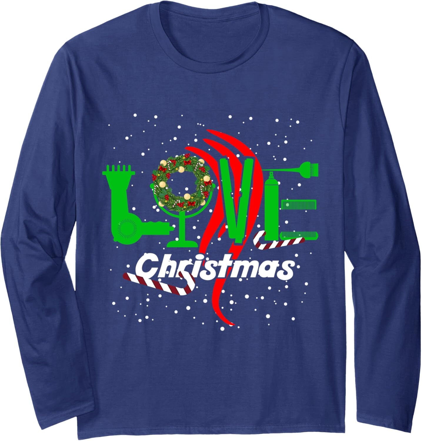 Long Sleeve Shirts for Men sweatshirt Hairdresser Love Cute Hair Stylist Christmas Gift Tee Streetwear Casual tops clothes trend