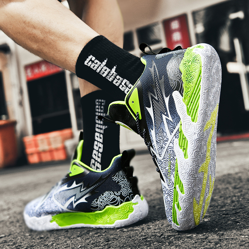 Men's sports shoes, trendy sneakers, mesh breathable outdoor shoes, fashionable, casual, comfortable basketball men's shoes