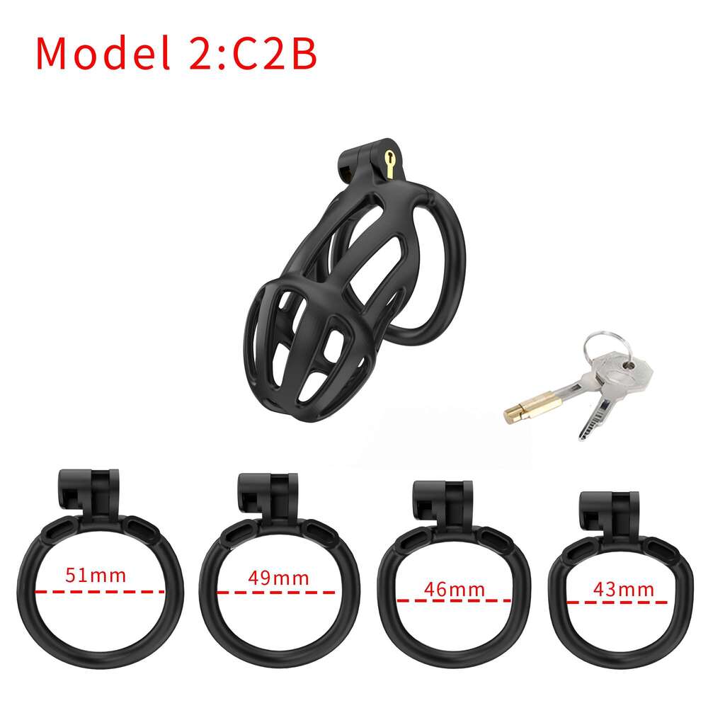 SANICA Hot BDSM Sex Toy Chastity Cock Ring Penis Cage Male Chastity Devices Penis Lock for Men