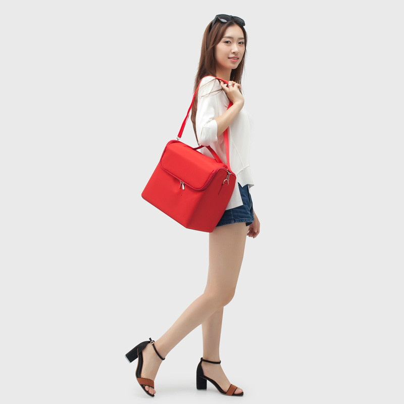 Women Professional Makeup Organizer Storage Case Large Capacity Shoulder Cosmetic Bag Multilayer Tool Box Bolso Mujer Suitcase