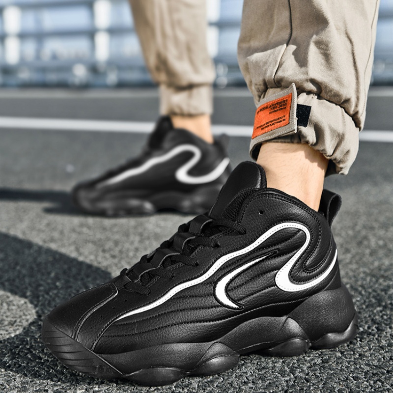 High top men's shoes summer 2024 new breathable large size 48 sports knife casual youth Putian basketball trendy shoes