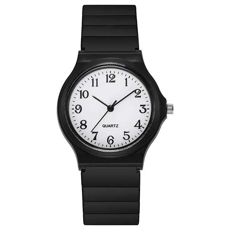 Simple Fashion Quartz Watch for Women Student Wrist Watches Silicone Strap Watch Wholesale Reloj Mujer Elegante Reloj De MujerX240920