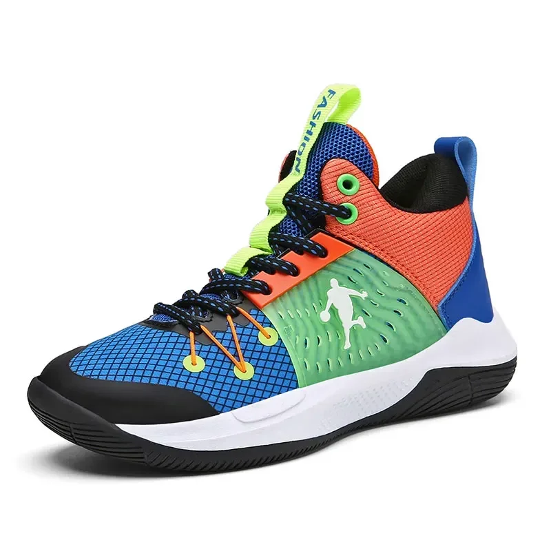 Vanmie 2023 Basketball Shoes Fashion Sneakers for Kids Boys Basket Shoes Comfort Sport Sneakers Children's Training Sneakers