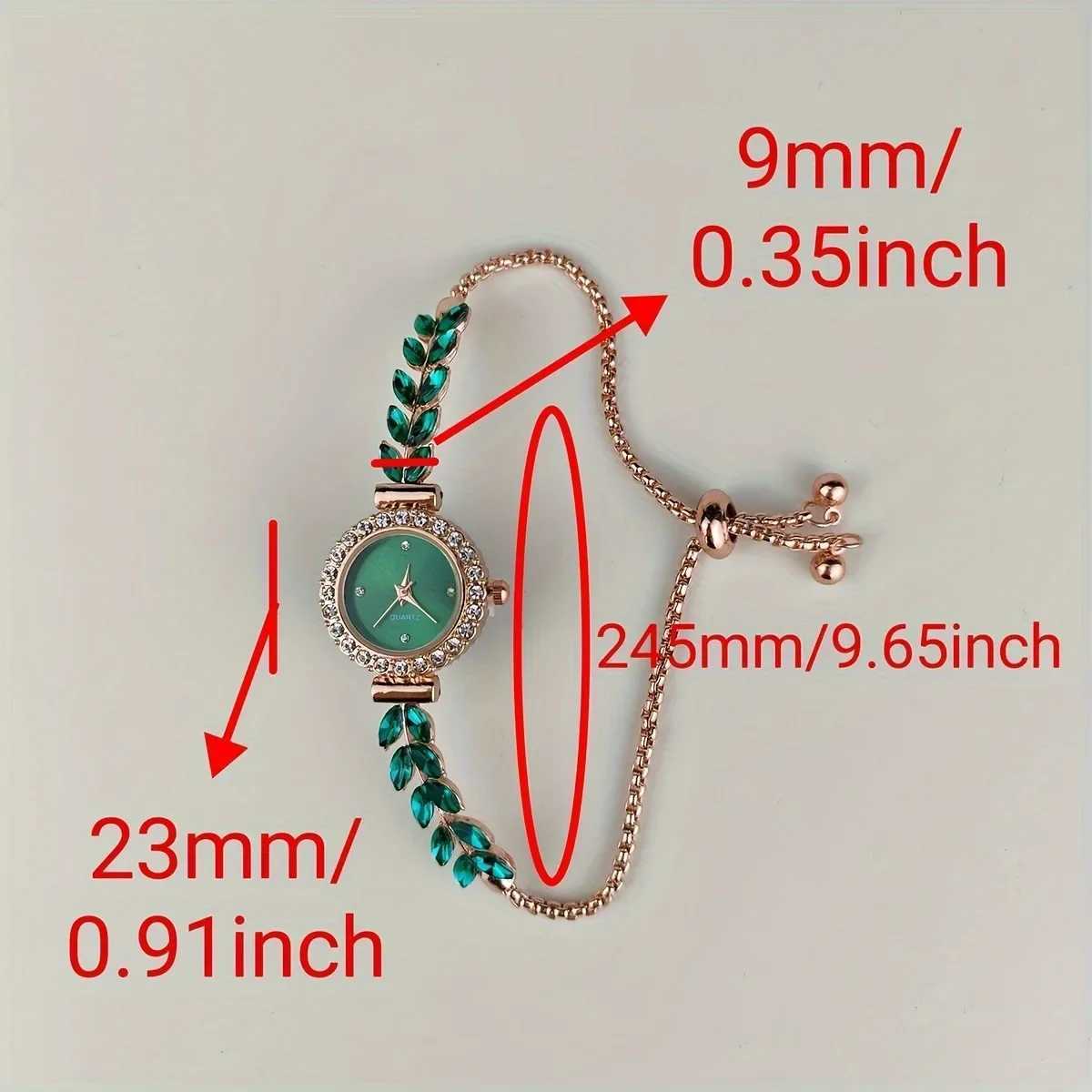 Vintage Elegant Baroque Rhinestone Quartz Womens Watch Sparkling crystal classic design perfect accessory for daily wearX240920