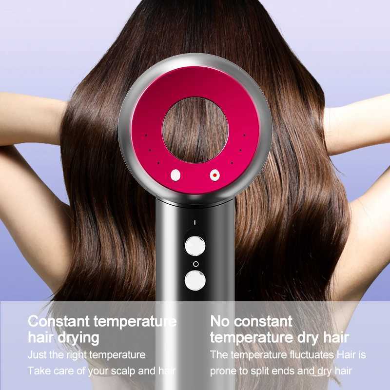 Electric Hair Dryer Professional Hair Dryer with Nozzle for Dyson Negative Ionic High Speed Blow Dryer hair styling appliancesPH3U