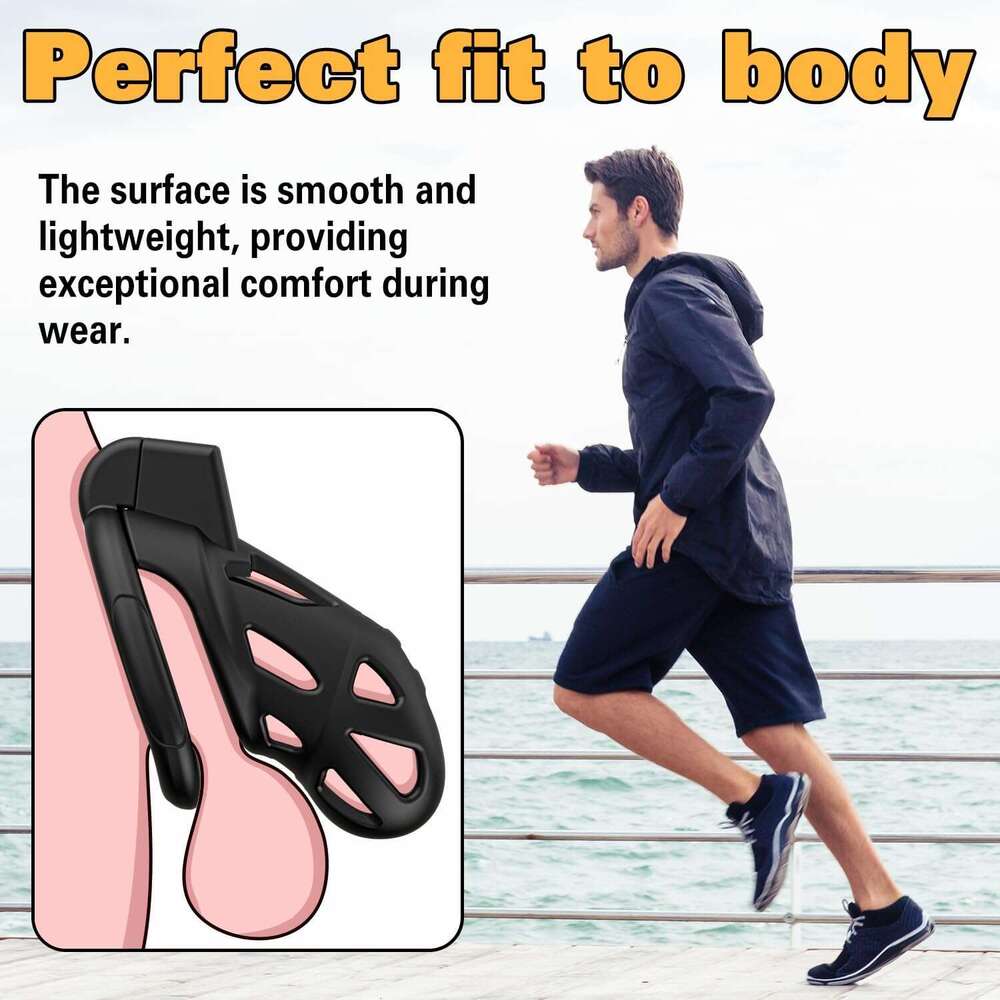 Male Chastity Cage, Large Chastity Device for Man Penis Exercise Bondage Gear Accessories Lightweight Adult Sex Toys