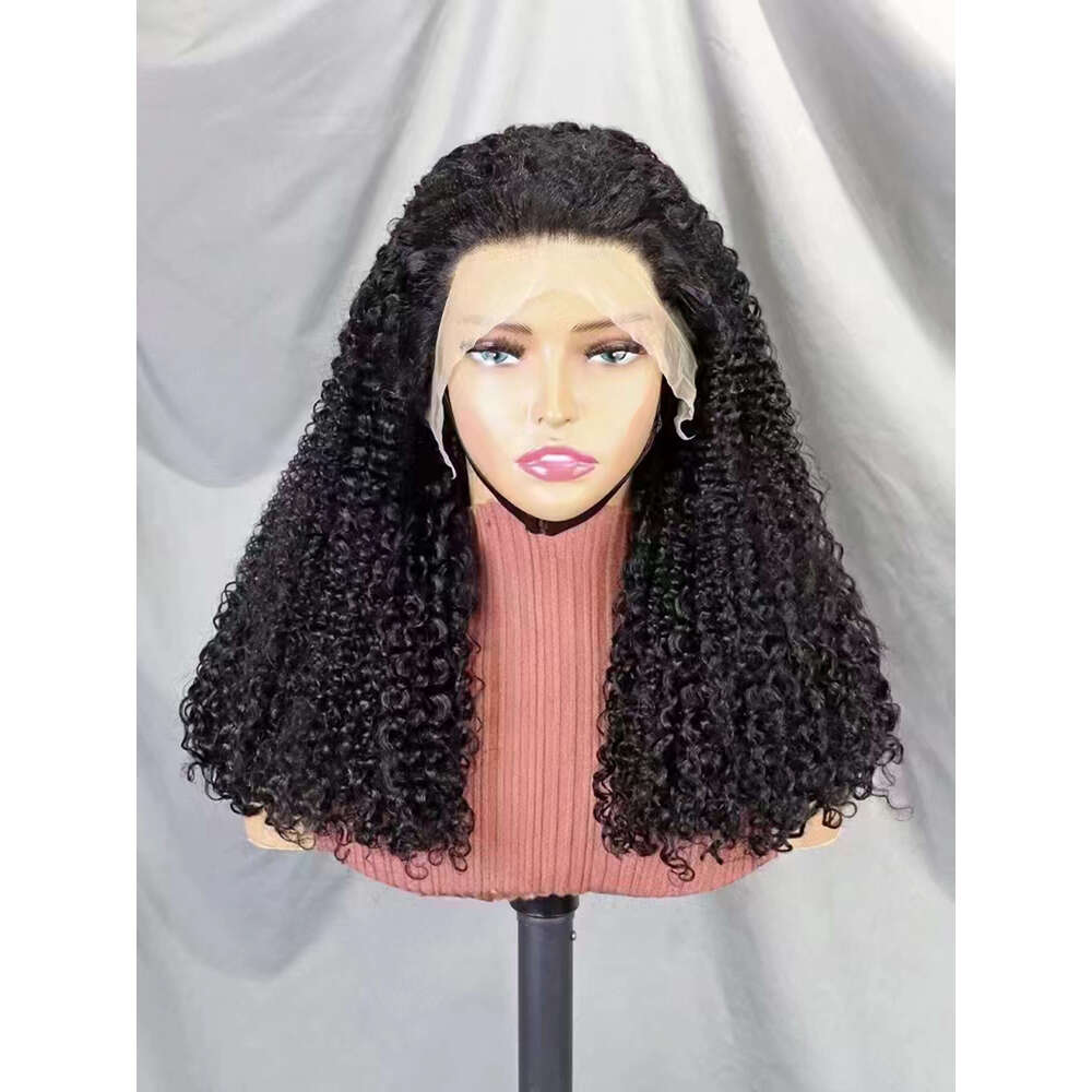 24 Inch Natural 13x4 Frontal 300% Density 100% Brazilian Remy Human Hair Water Wave Lace Bob Wigs for Black Women