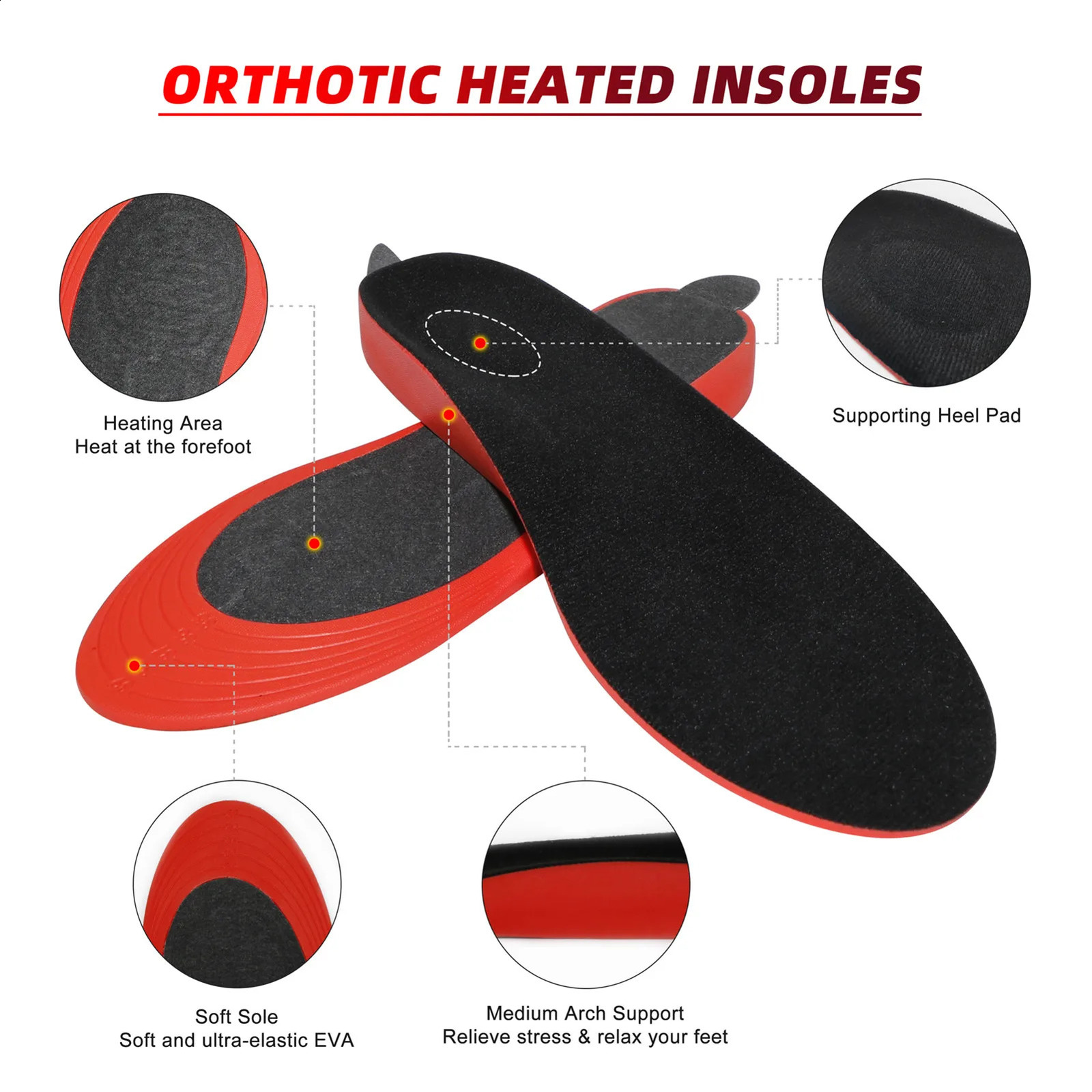 Lithium battery charging slot with additional slots winter electric heating slot USB heating slot foot heating accessories 240919
