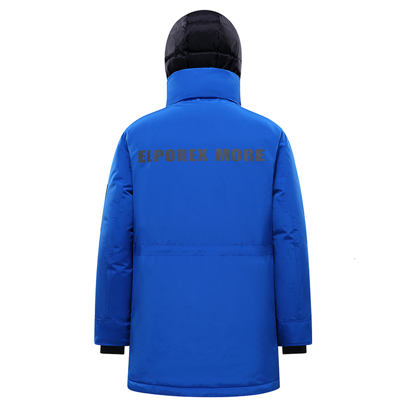 Winter New Brand Warm Long Down Mens Thick Hooded Lightweight Waterproof Puffer Jacket Casual High Quality Overcoat Male