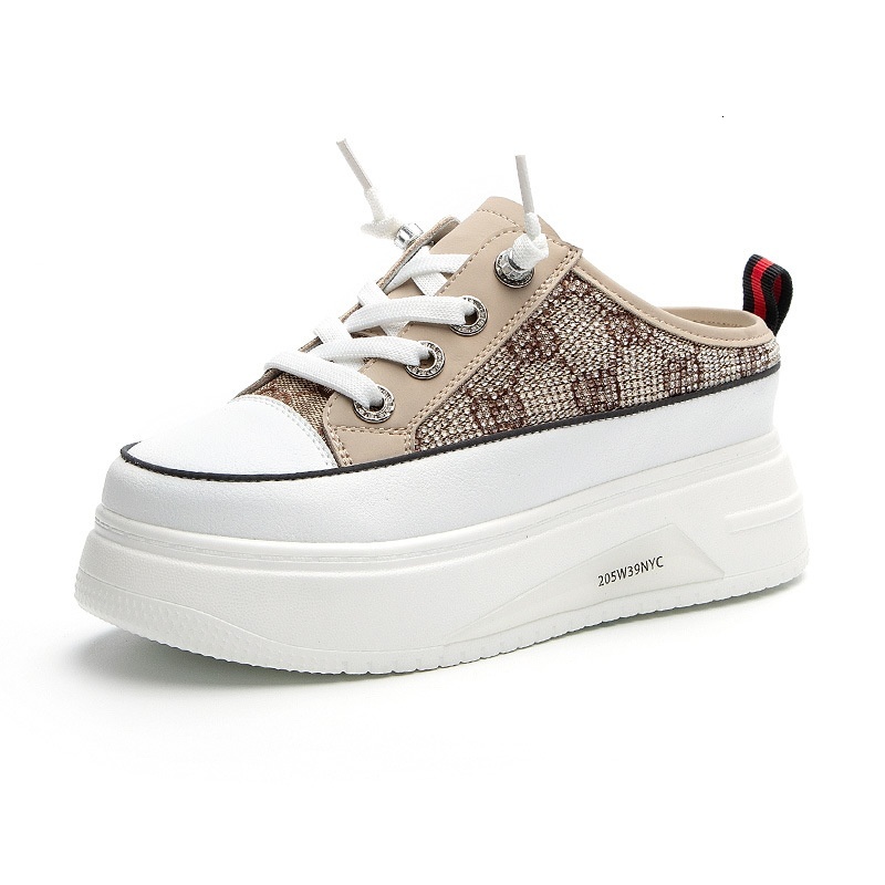 Water dia toe cap half slippers for wearing outside, 2024 summer new style small fragrant women's shoes, sponge cake thick sole without heel