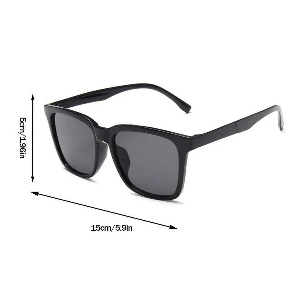 1pcs Sunglasses Korean Style Square Sunglasses Resin Material Fashion Anti-sun Glare Summer Outdoor Sunglasses AccessoriesX240920