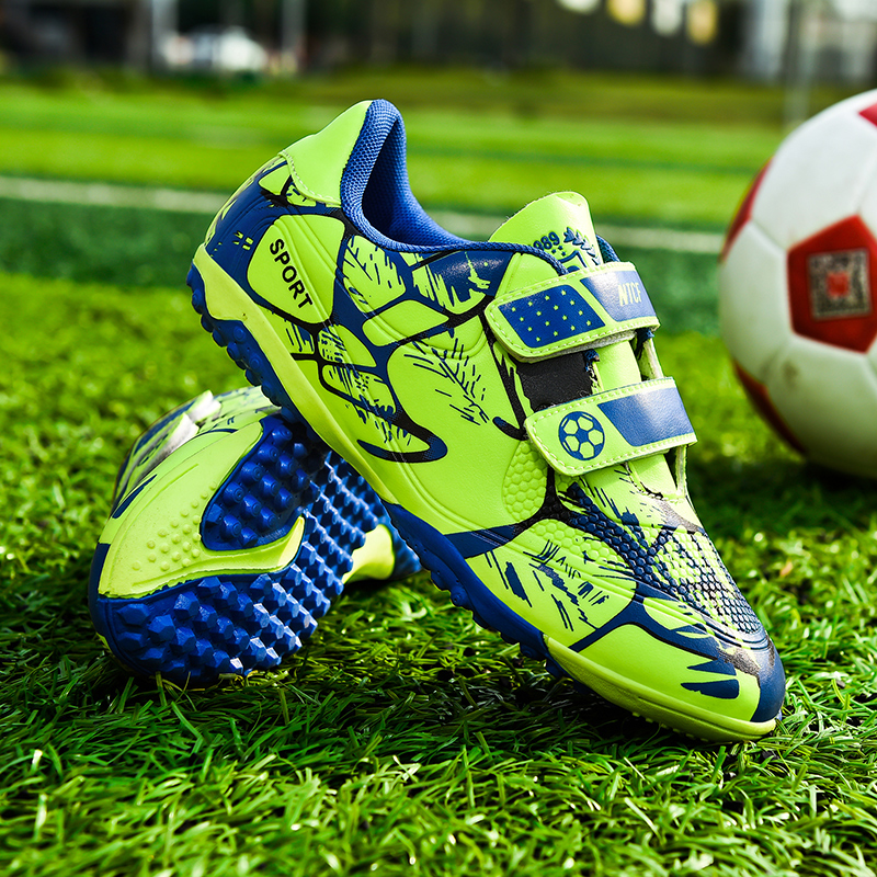 Kids Soccer Boys Outdoor Sport Tf/Fg Cleats Training Anti Slip And Wear-Resistant Girls Football Shoes Boots