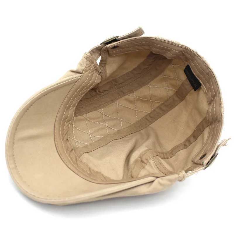 2022 New Mens Casual Newsboy Hat Spring and Autumn Retro Beret Hat Wild Casual Hats Unisex Wild Octagonal CapX240919