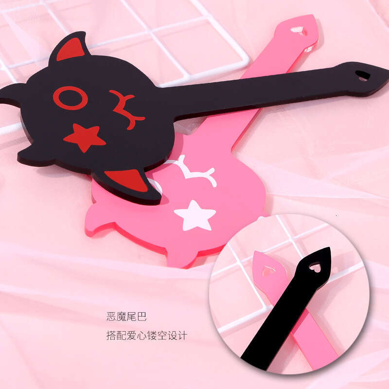 Sex toys SM props SP spanking racket sex training little devil acrylic racket SM adult products