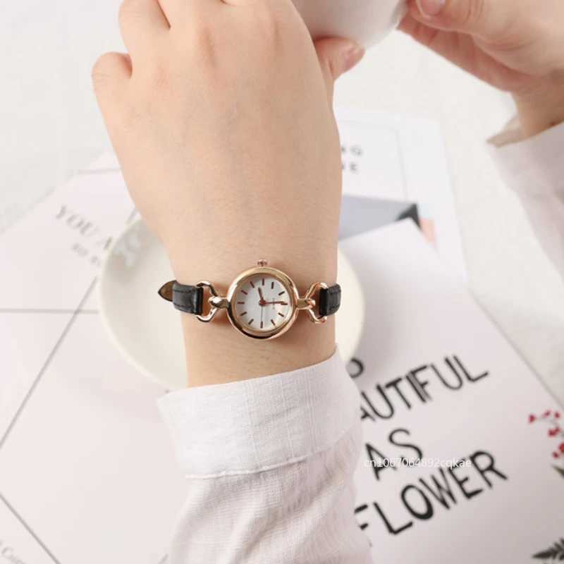Ins Small Round Watch Women Luxury Watches Girls Quartz Wristwatches Fashion Gifts Bracelet Reloj Mujer Rosa Relogio FemininoX240920