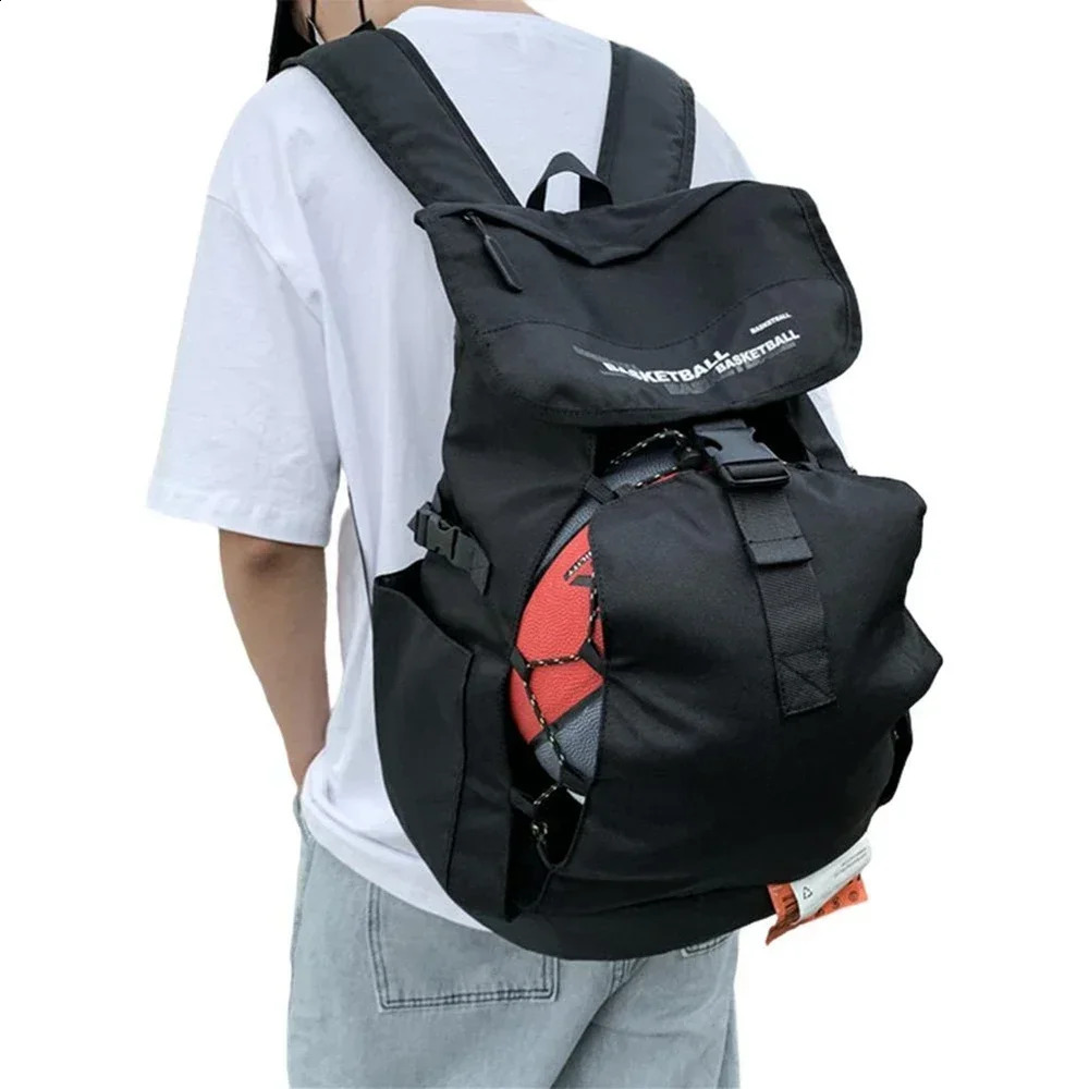 basketball sports backpack mens bag large capacity gym with sneakers company 240911