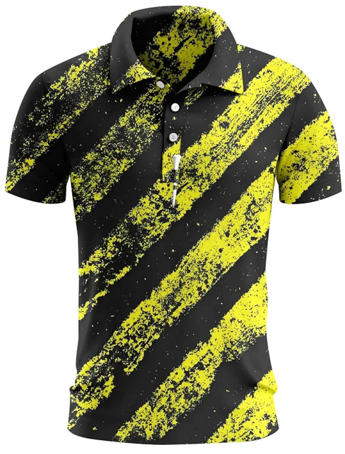 Mens Polo Shirts Golf Shirt Button Up Breathable Quick Dry Moisture Wicking Short Sleeve Mans Clothes Summer Tennis SportswearXJ240920
