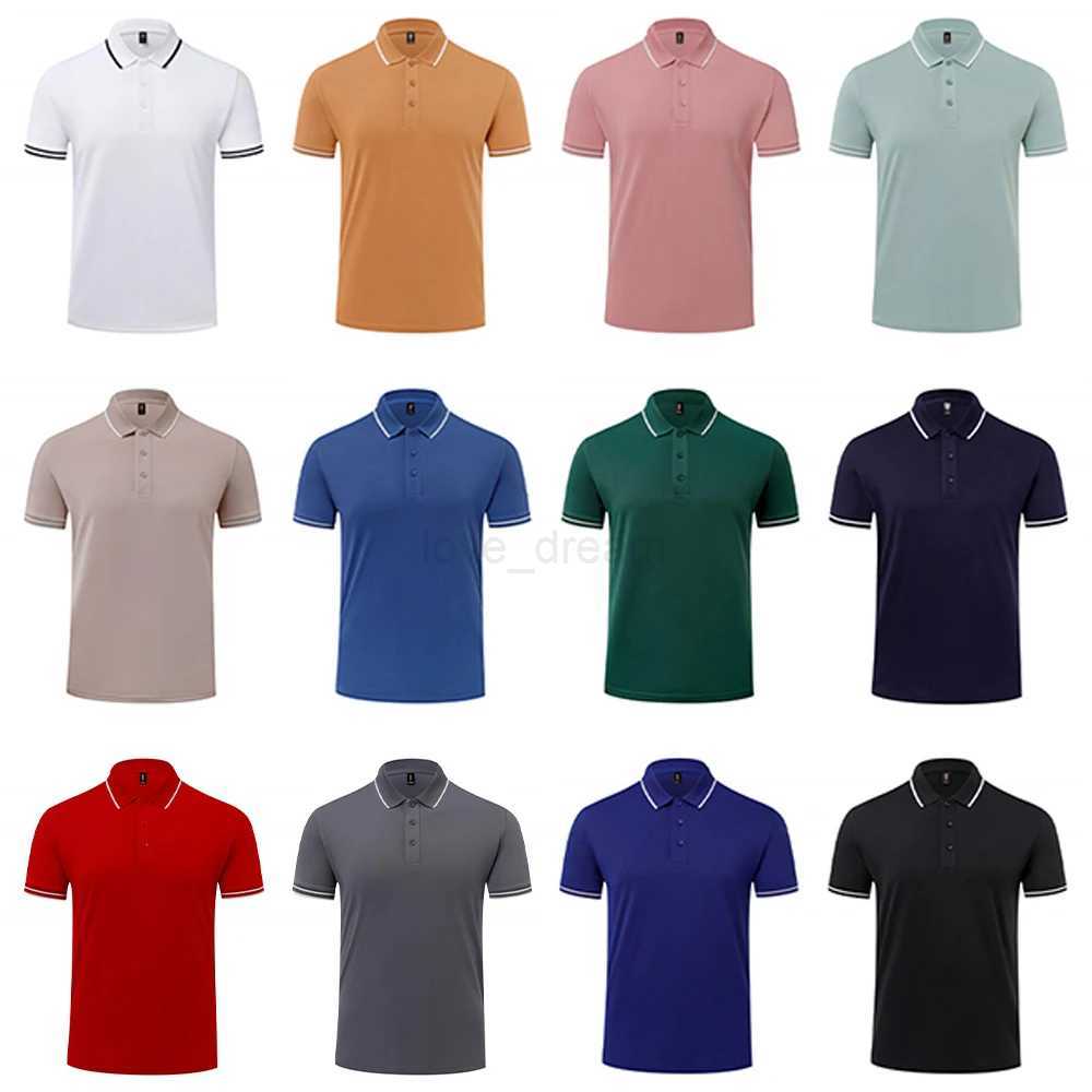 High Quality Business Stripe Polo T Shirt Men Bulk Wholesale Fashion Comfort Colors Collar T Shirt Chemise Polo T-shirt For MenXJ240920
