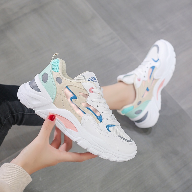 Dad Girl Instagram Trendy 2023 Autumn New Women's Versatile Internet Celebrity White Korean Edition Casual Sports Shoes
