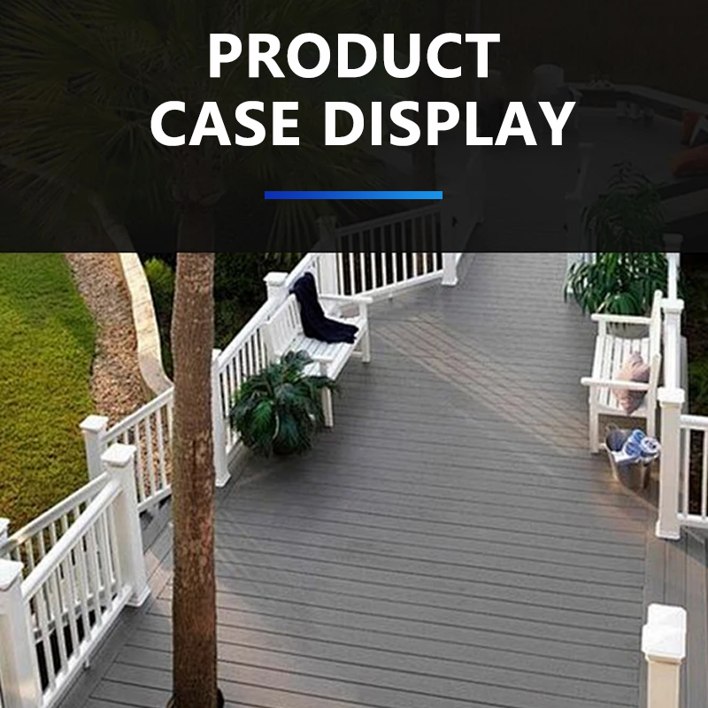 3D embossed plastic wood flooring outdoor terrace wood plastic flooring outdoor anti-corrosion flooring courtyard garden board round hole
