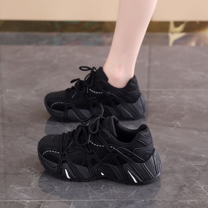 Early thick soled dad sports ins trendy women 2024 spring and autumn new casual shoes HXX-HX901