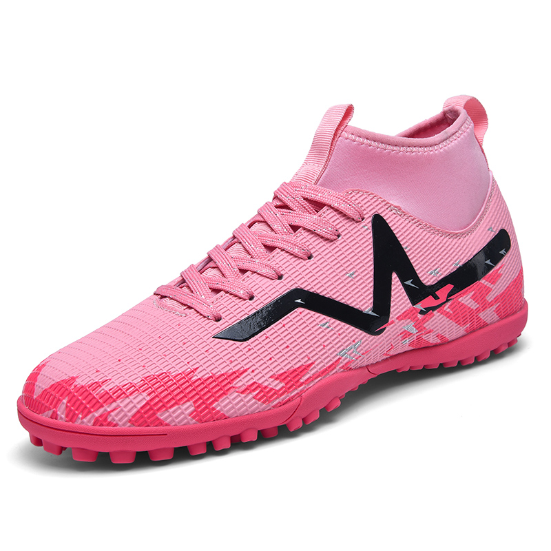 New Men Football Boots Cleats Outdoor Sport Training Breathable Soccer Shoes Long Spikes FG Boys Non Slip Match Comfortable