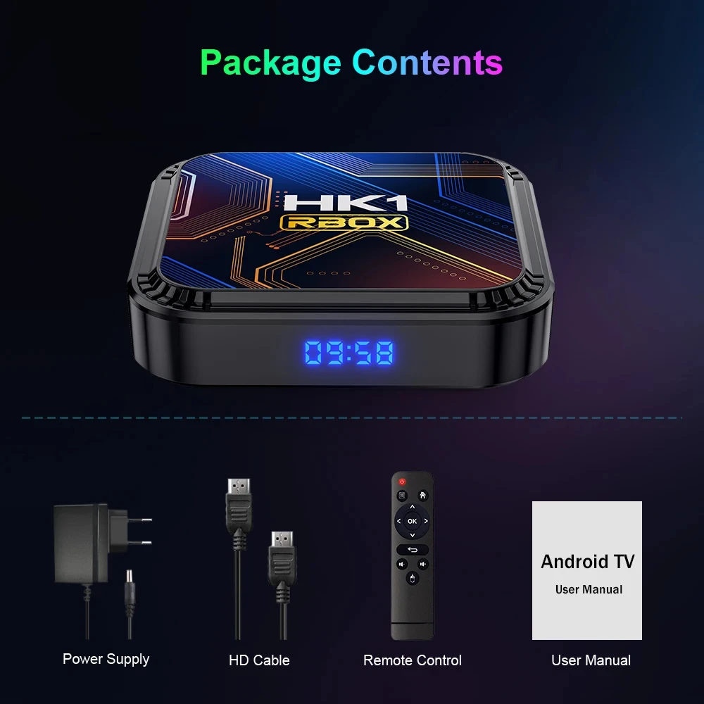 Lemado HK1RBOX K8S Smart TV Box Android 13 RK3528 8K HDR10 WIFI6 Android TV Box 2024 Media Player Set Top Box